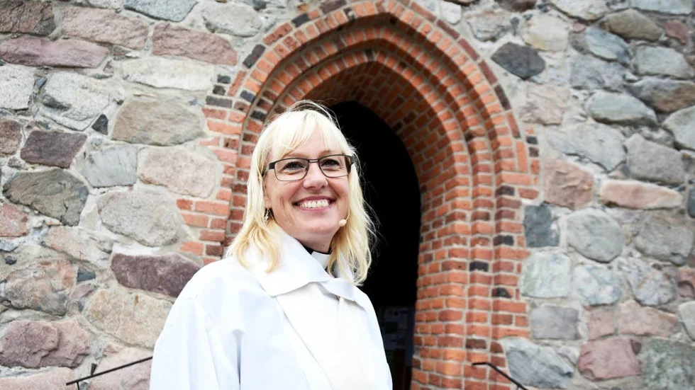 PREMIÄR. "Nu är man en erfarenhet rikare", säger Katarina Brandlöv-Rova om att ha genomfört en vigselgudstjänst i drop in-konceptet för första gången.