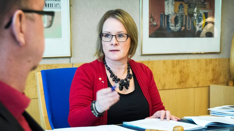 Ordförande landstingsstyrelsen. Maria Stenberg, (S), blev vald till en av de fem i styrgruppen i Norrbotten.