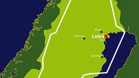 Övningsområdet för Loyal arrow sammanfaller nästan helt med renskötselområdet.KARTA: FÖRSVARSMAKTEN