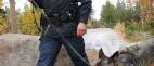 Polisen fick hjälp av en kriminalsökhund