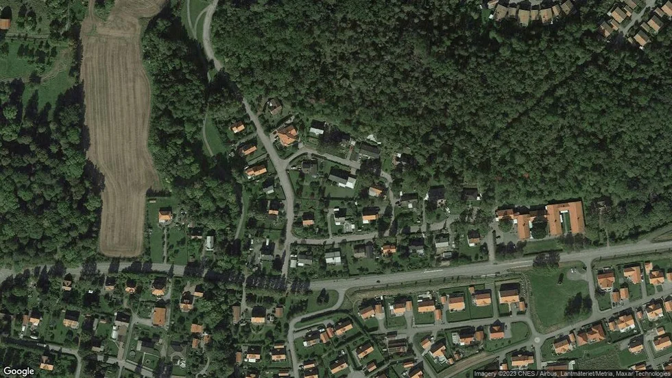 Området kring Skogsvägen 4