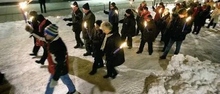 Fackeltåg ställs in