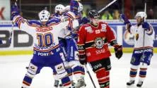 Luleå hockey-Djurgården. 3-4 eft. förlängning.Tommi Miettinen