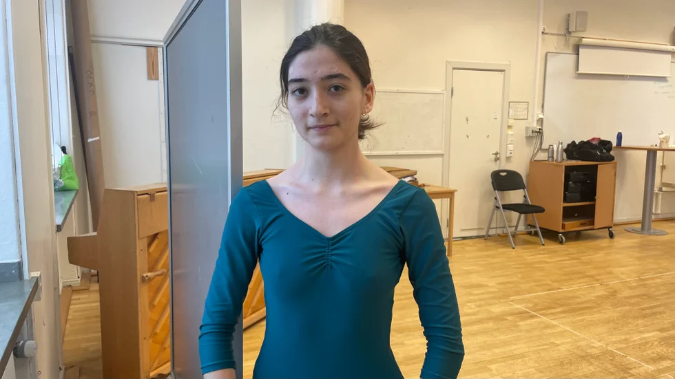 Taia Fedorishcheva, (19), flydde från sin hemstad Charkiv i Ukraina med sin mamma Tetiana för drygt ett år sedan. I Sverige bodde de först i Strängnäs där hon dansar på André Ekelbergs balettskola.
