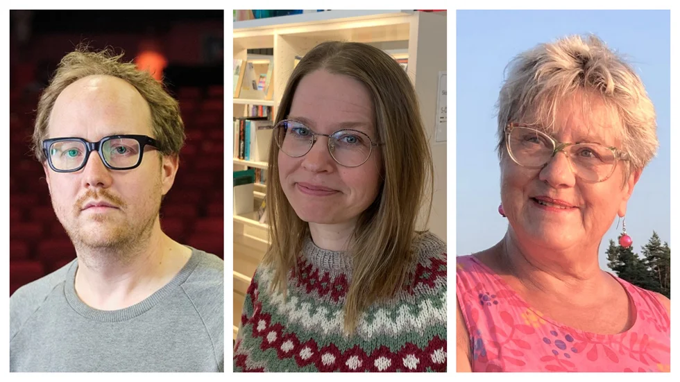 Östhammars lokala bokmässa, hålls 15 april i Kulturhuset Storbrunn. Dag Thelander medverkar tillsammans med Lotte Borgström och flera anda lokala författare. Bibliotekarien Nina Brander Källman (mitten) håller i trådarna.