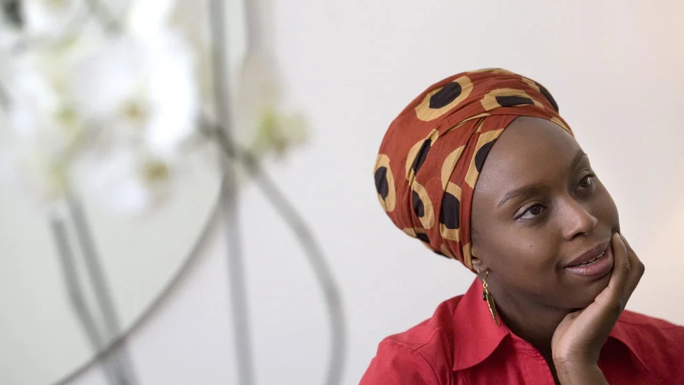Chimamanda Ngozi Adichie berättar om medelklassens liv i skuggan av den politiska oron i Nigeria.