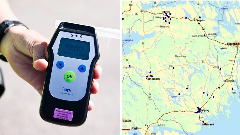 Trafiknykterhetsdagen innebar extra många nykterhetskontroller på de sörmländska vägarna.