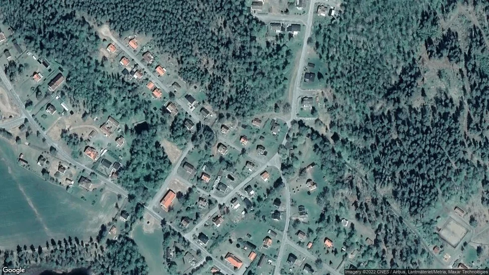 Området kring Skogsvägen 4