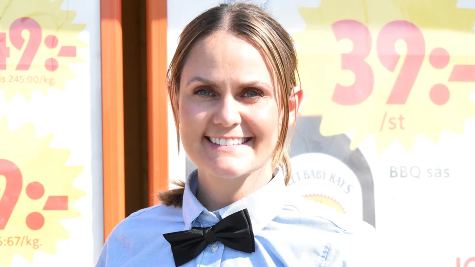 Linnéa Mikaelsson är ny Ica- handlare i Bygdsiljum.