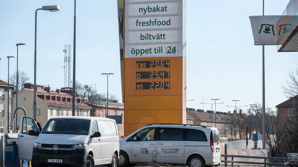 Nya prishöjningar på drivmedel. Arkivbild.