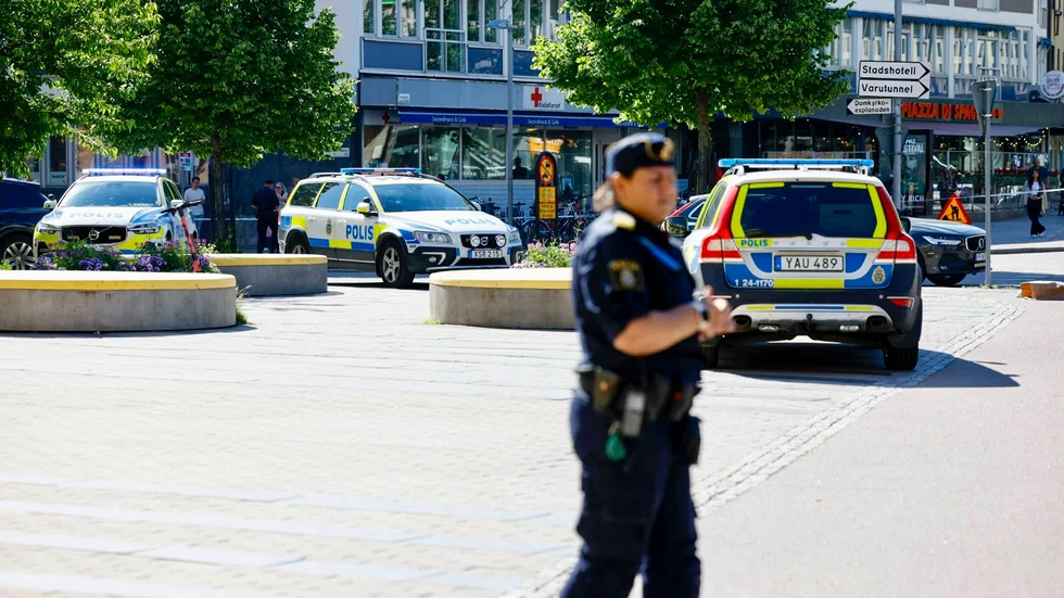 Två personer skadades i juni i närheten av en galleria. Arkivbild.