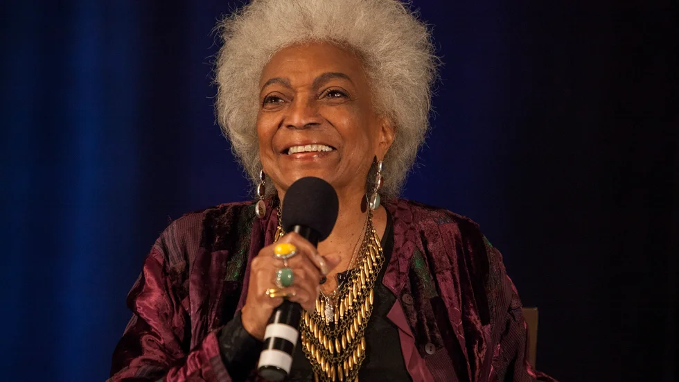 Skådespelaren Nichelle Nichols blev 89 år. Arkivbild.