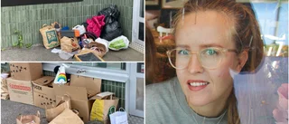 Prylar lämnas utanför Tolv korgar – skapar problem för personalen: "Vi hinner inte med"