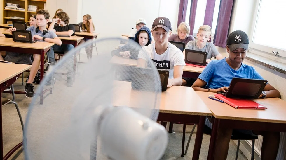 Järvenskolan Tallås tvingas slå igen på eftermiddagarna eftersom det är för varmt i lokalerna.