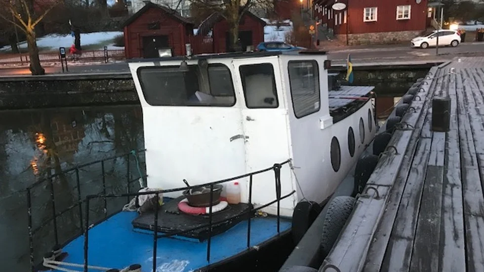 Bogersbåten låg på torsdagen inte längre kvar vid Ångbåtsbron.