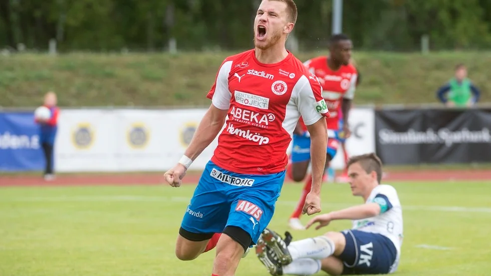 Oscar Karlsson gjorde tio mål säsongen 2017.