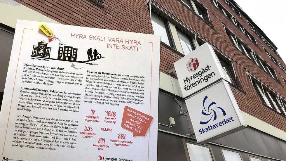 Hyrorna utgår inte från bolagets lönsamhet eller utdelningsförmåga, skriver Bertil Andersson, ordförande Eskilstuna Kommunfastigheter AB.