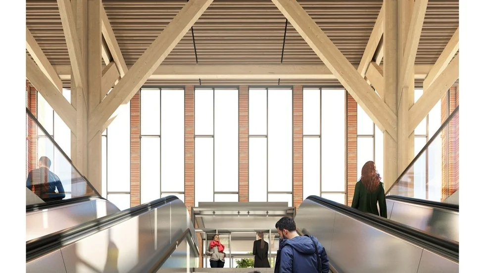 Nyköpings kommun vill lägga extra pengar på entrébyggnaderna som ska välkomna resenärerna till Nyköping.