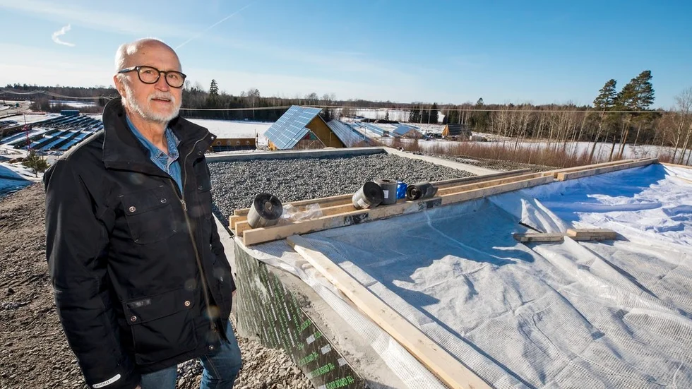 Bengt Nordin är verksamhetsledare och eldsjäl vid Egen el parken norr om Katrineholm.