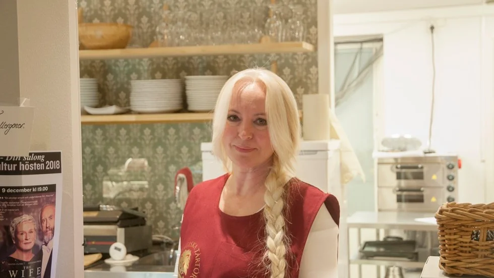 Mira Blazic använder bara ekologiska varor när hon bakar.