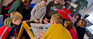 Morgondagens tidningsmakare besökte SN i Gnesta