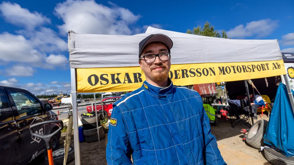 Oskar Andersson från Gällivare slutade trea i klassen 2150 på Norrlandsveckan.