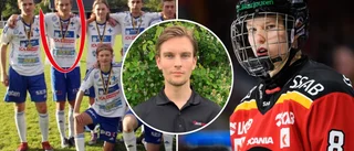 Fotbollsspelaren bytte bana – prisas som årets hockeyscout