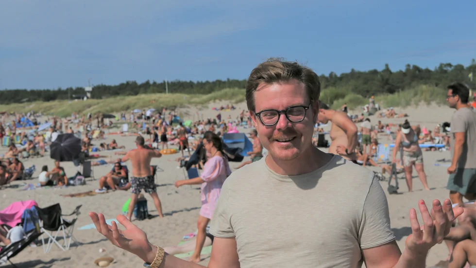 "För att kunna ha sophämtning, strandrensning eller städning behövs väldigt mycket resurser", säger Calle Ewald.