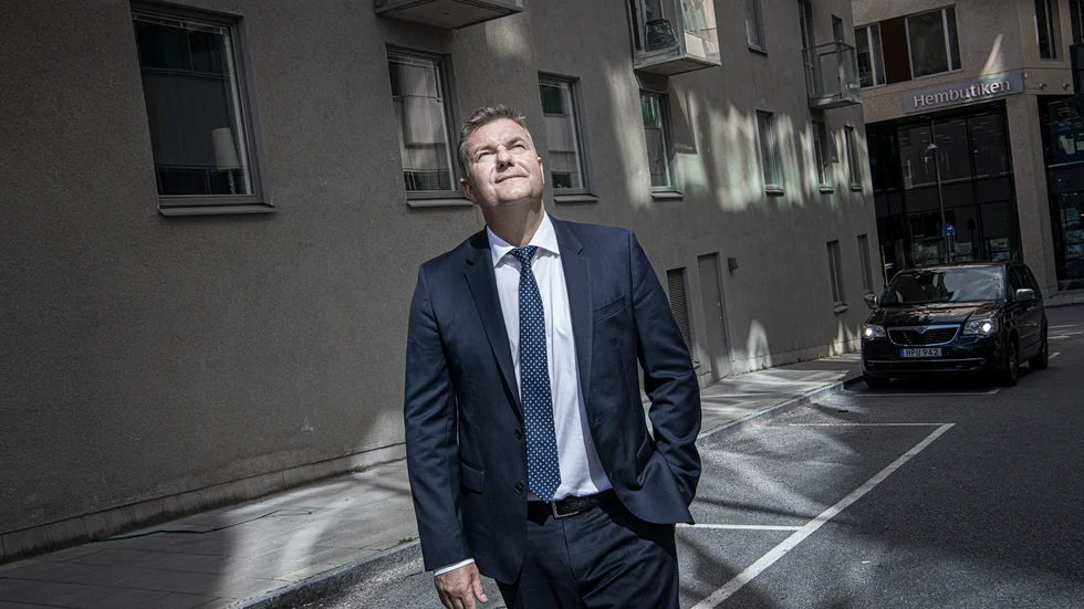 Vad syns det för tecken i skyn? Anders Danielsson, vd för Skanska ser ändå ljust på framtiden. Arkivbild.