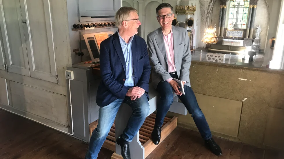 Ralph Gustafsson och Lennart Bergbom.