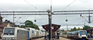 Stopp i tågtrafiken under fredagsmorgonen