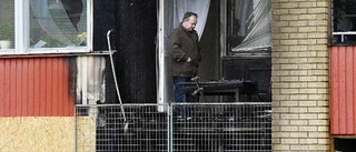 Han släckte lågorna med sin brandsläckare