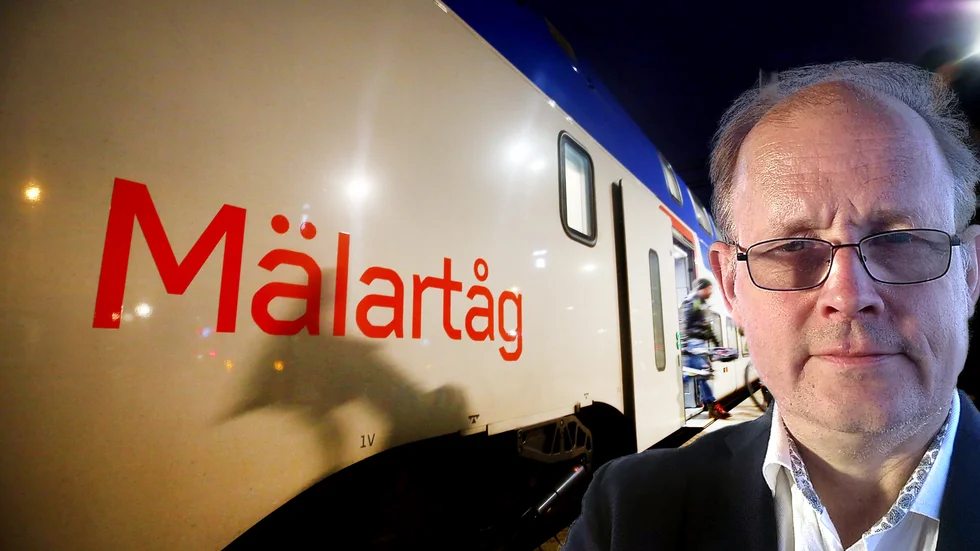 Gustaf Rydberg, 56, är trött på Mälartåg. Tåget som han skulle ha åkt med, som skulle ha lämnat Läggesta station klockan 14.27, avgick för tidigt.