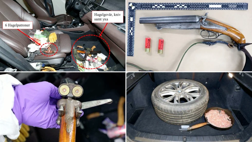 Grovt vapenbrott – och 40-åringens makabra ord. När Skelleftepolisen stoppade mannen påstod han att han, helt felaktigt, hade människokött i en stekpanna i bilen. Nu döms han för sammanlagt fyra brott i samband med gripandet i november.