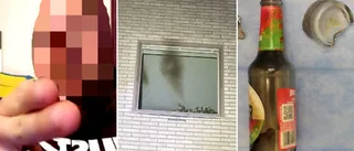 Fick inte träffa barnen – då kastade han en brandbomb mot exet