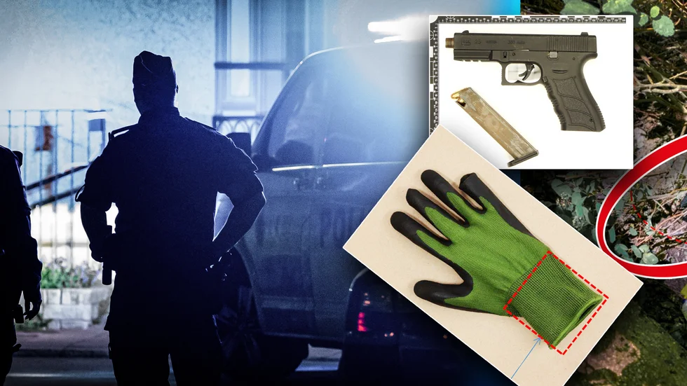 Den 22-åriga mannen, folkbokförd i Jokkmokk, frias från grovt vapenbrott. Trots hans DNA på den specialbyggda pistolen finner inte rätten bevisningen tillräcklig för en fällande dom.