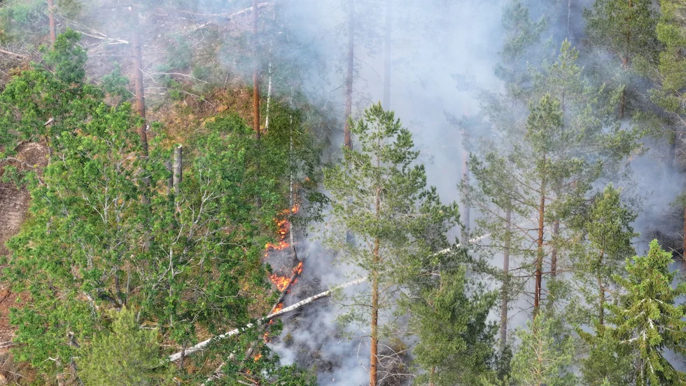 Brand vid Ormetorp. 