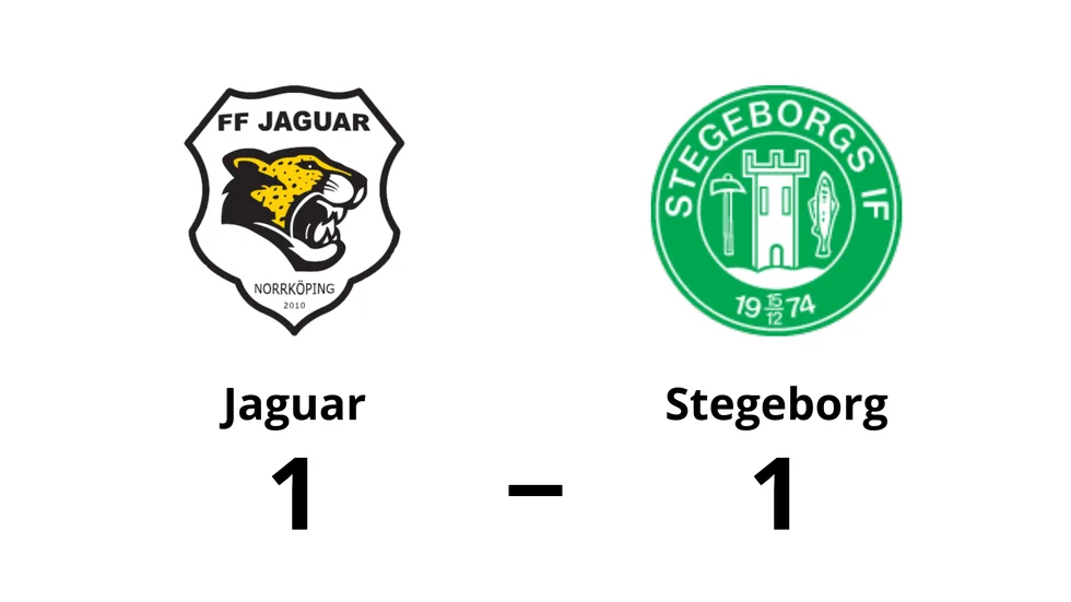 FF Jaguar spelade lika mot Stegeborgs IF