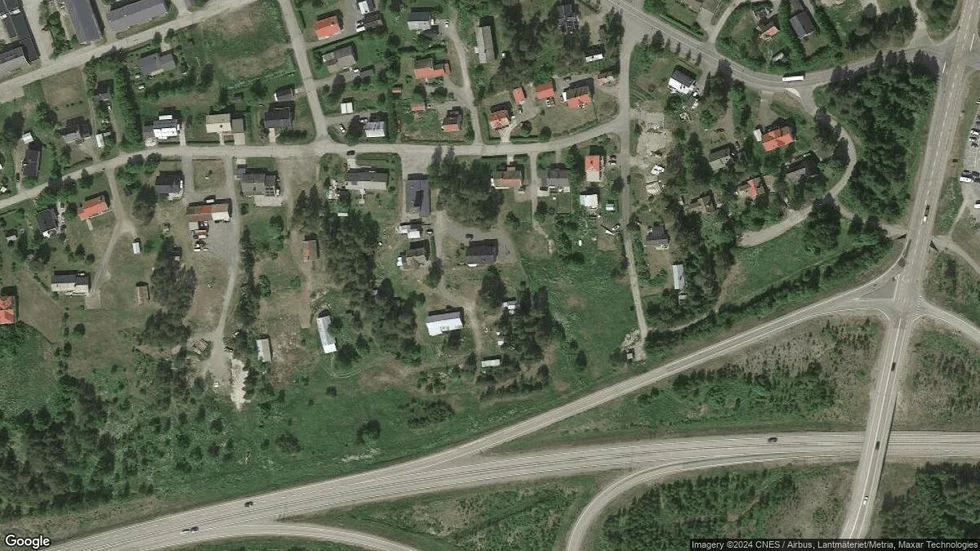 Området kring Backvägen 9B