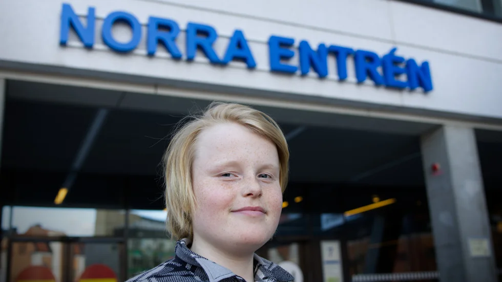 Harry Hallin, 11, föddes med en ovanlig hjärtsjukdom. Han försöker att inte tänka för mycket på framtiden: "Det är inte så mycket att oroa sig för, man kan ju inte ändra på något."