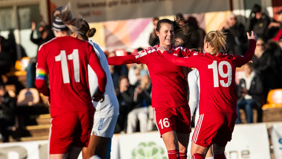 Maja Green gjorde mål direkt när hon hoppade in mot Uppsala i svenska cupen. "Ett kul inhopp", konstaterar hon. 