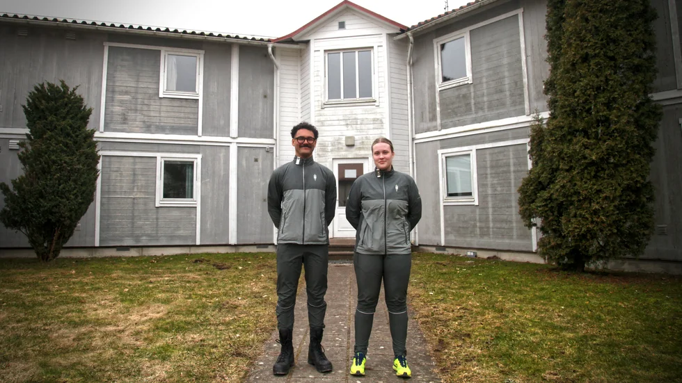 David, 25, och Wilda, 19, har precis påbörjat sin utbildning. Det sammanföll med Sveriges Natointräde.