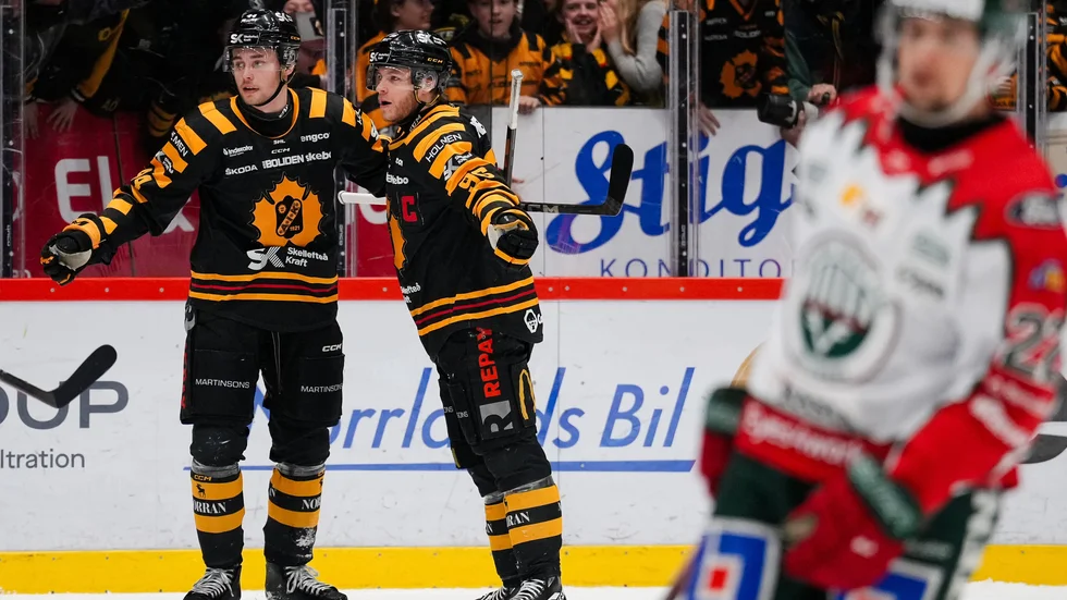 Elias Salomonsson under semifinalspelet mot Frölunda.