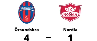 Örsundsbro tog klar seger mot Nordia