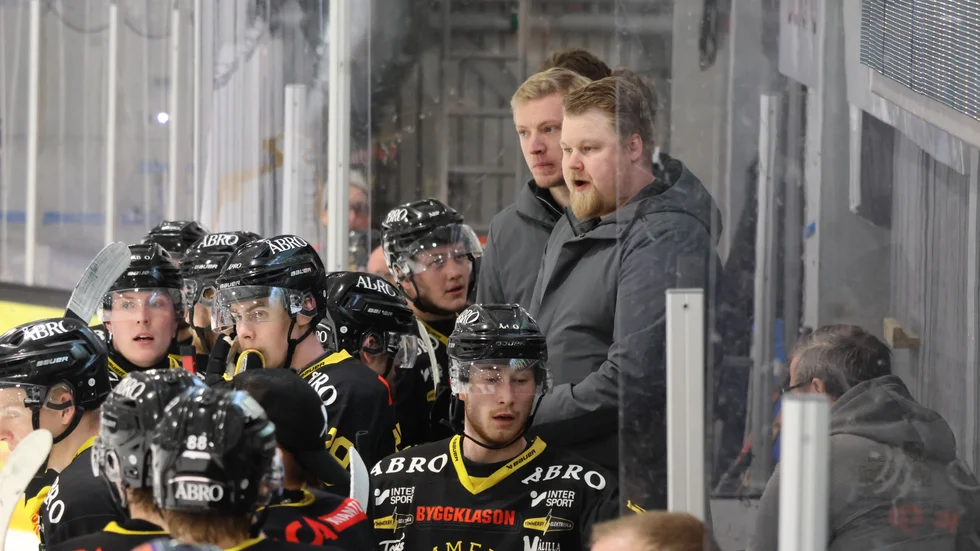 Hampus Sylvegård och Wictor Holmberg tog Vimmerby Hockey till Allsvenskan som tränare. 