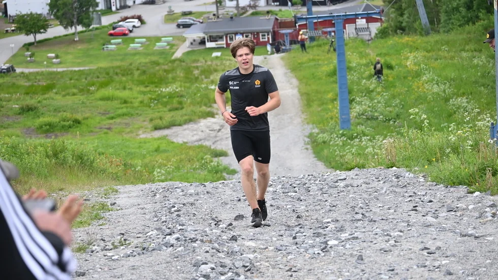 Oskar Vuollet under Thomson Trophy.