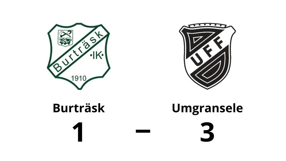 Burträsk IK förlorade mot Umgransele Fotboll