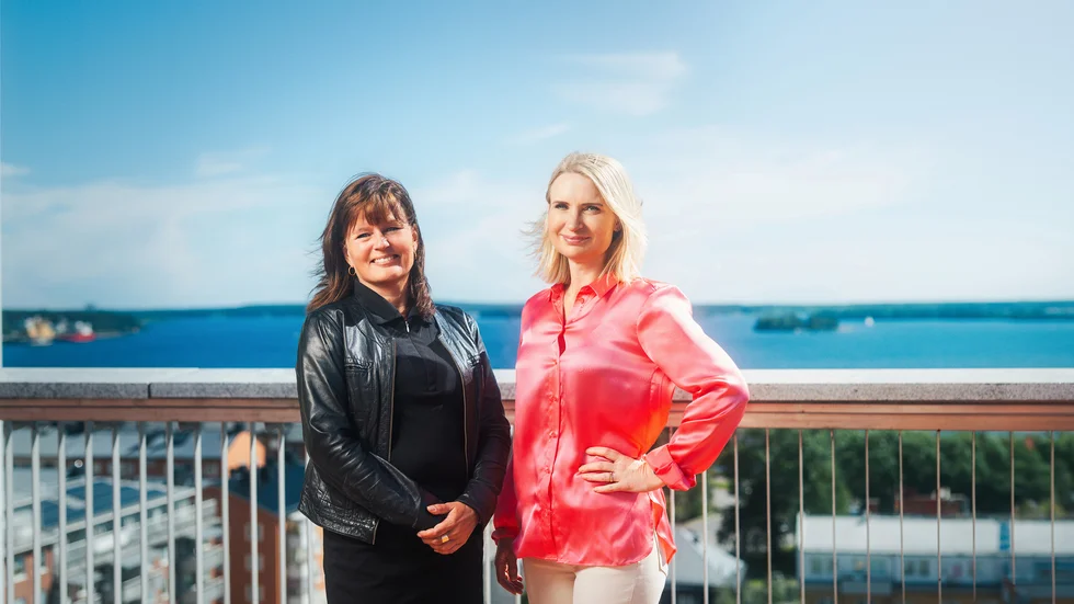 Elisabeth Ennefors, kommunikationschef Luleå kommun och Linda Reinholdsson, vd för Brightnest Communication.