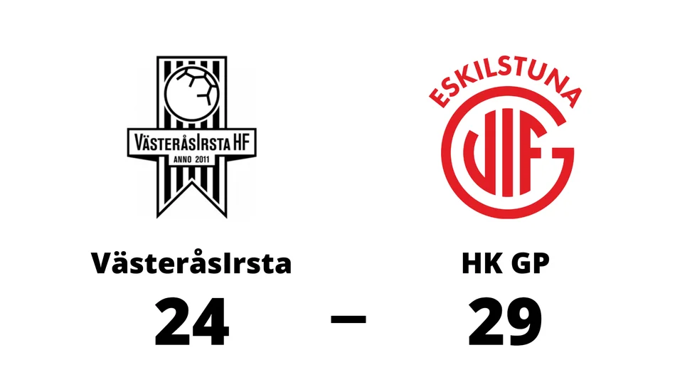 VästeråsIrsta HK förlorade mot HK GP