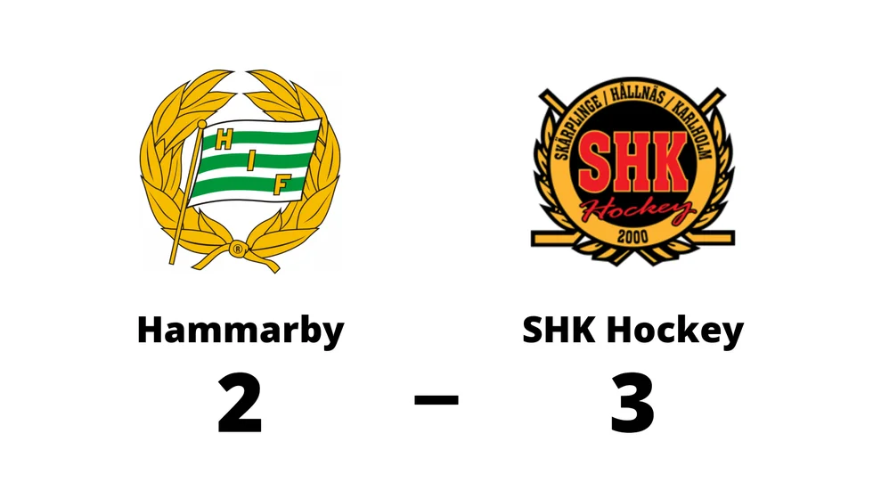 Hammarby IF förlorade mot SHK Hockey Club